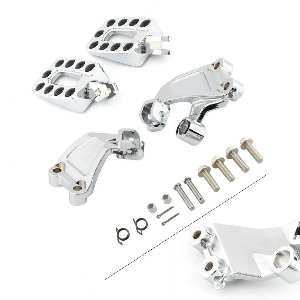 Chrome Footrest Foot Pegs for Yamaha Vmax 1200 (1985–2007) VMX1200