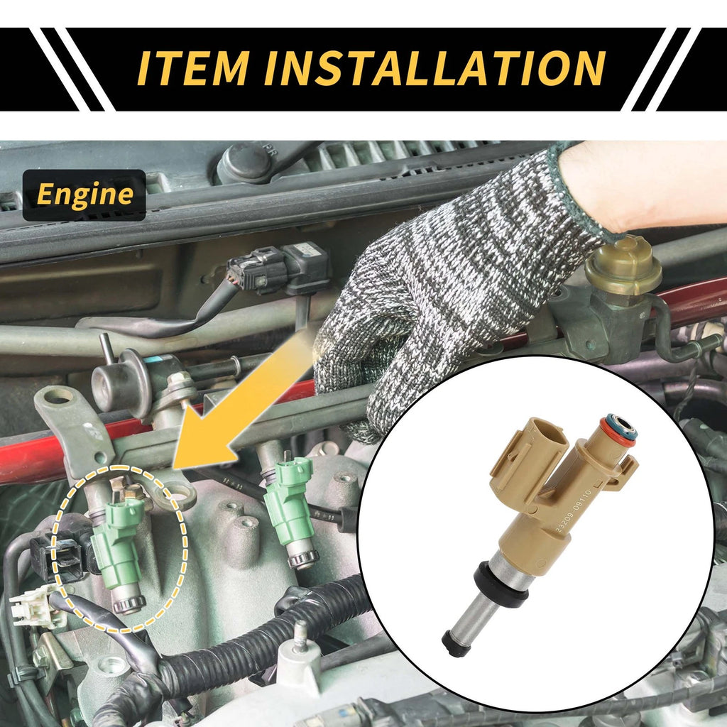 Fuel Injector Replacement for Toyota Tundra (2007–2008) 12 Hole Khaki