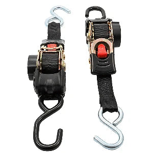 Retractable Tie-Down Straps for Camco 50033 (1" Width, 6' Dual Hooks)