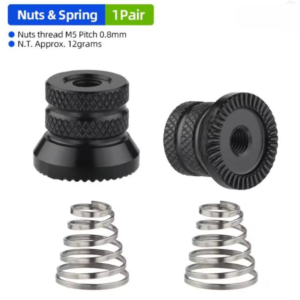 Quick Release Lever M5 Nut with Spring for Mountain Bike