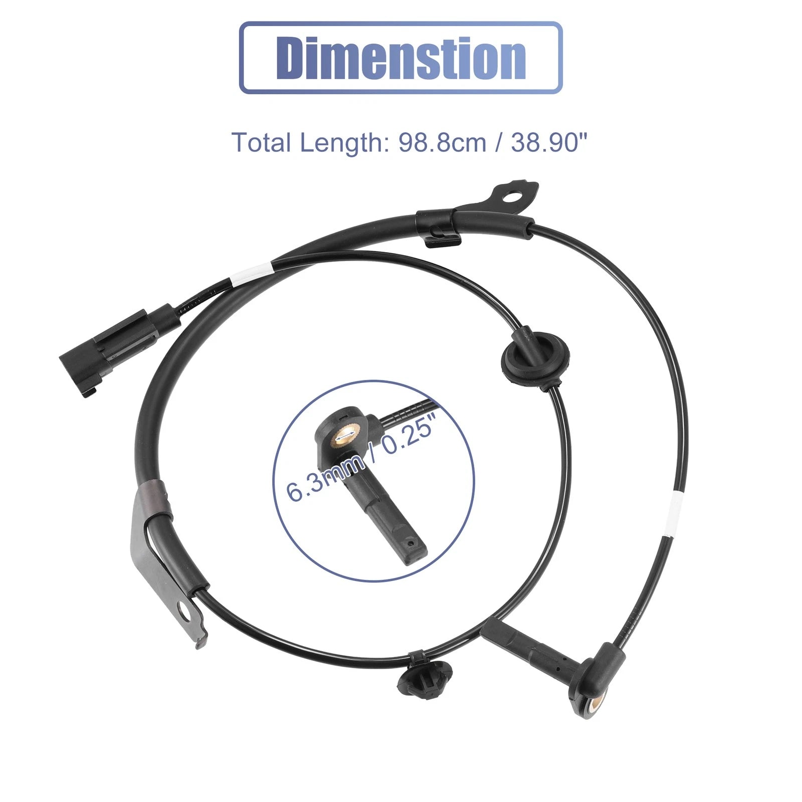 ABS Wheel Speed Sensor Front Left Replacement for Mitsubishi Lancer (2008–2017)