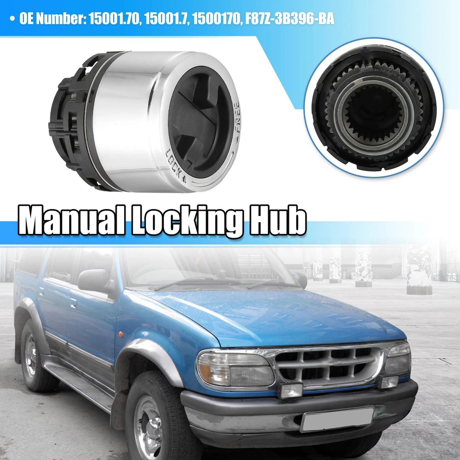Front Wheel Locking Hub Replacement for Ford Explorer Ranger for Mazda B Series (2003–2024)