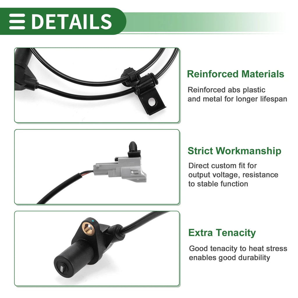 ABS Wheel Speed Sensor Replacement Left for Hyundai Matrix (2012–2018)