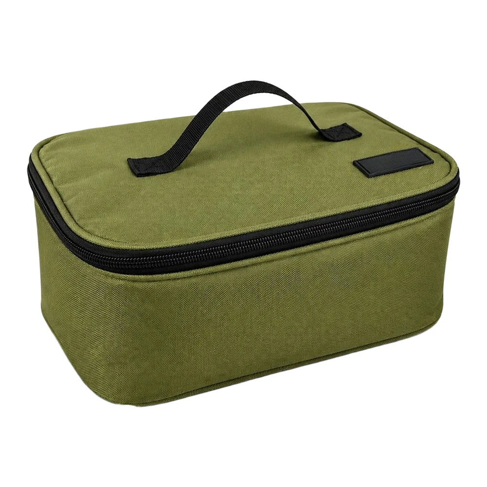 Fishing Tackle Organizer Bag - Lightweight, Foldable, Reinforced Zippers
