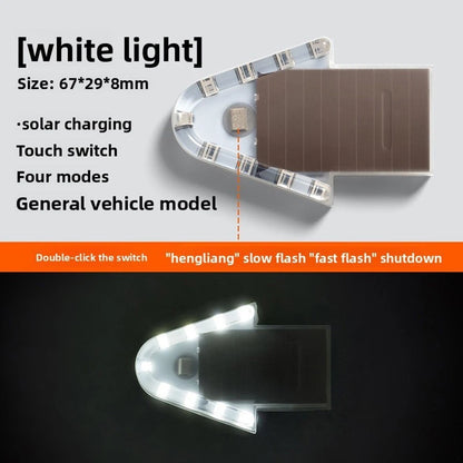 Multi Color Solar Arrow LED Lamp Blue Red White Green Red Blue for Vehicles