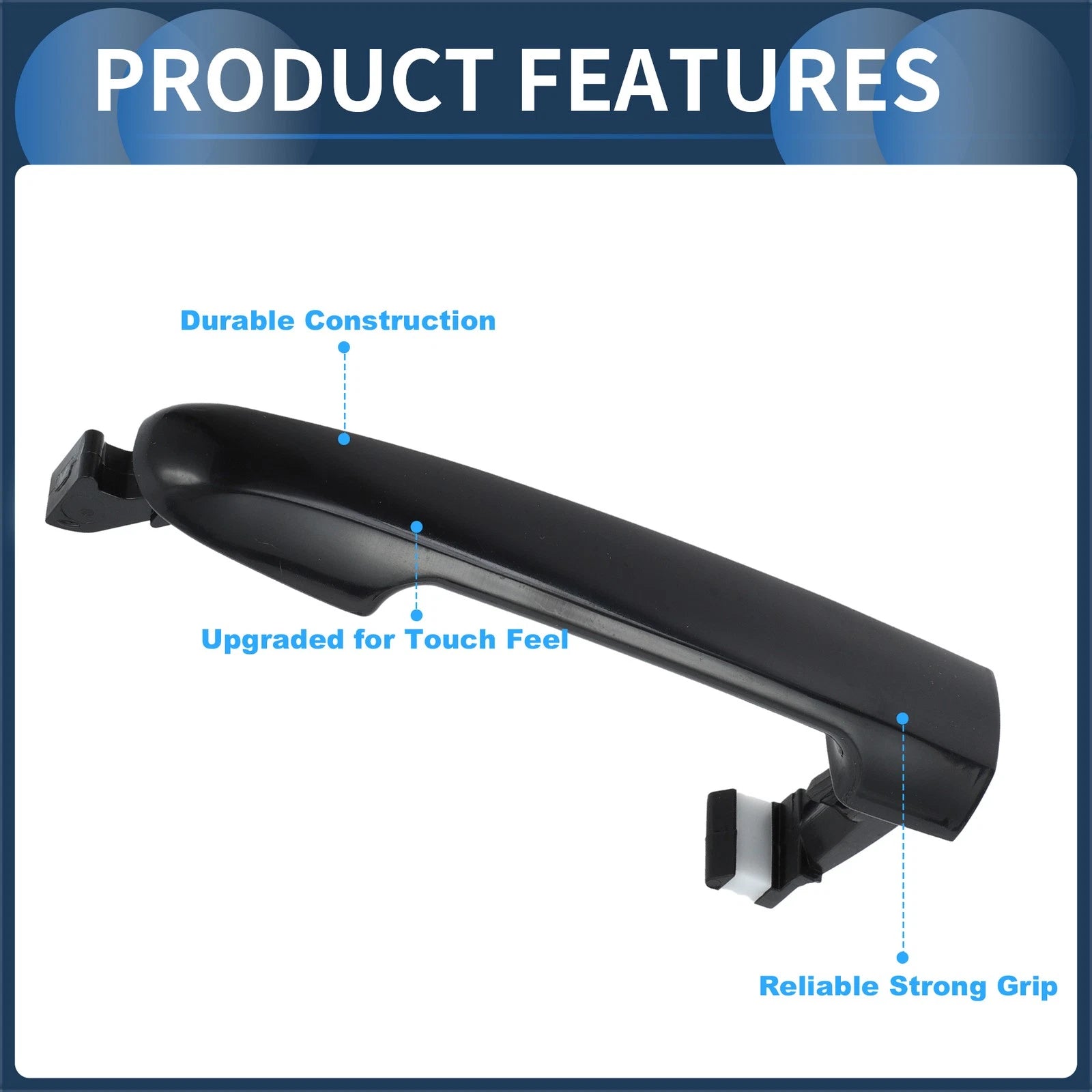 Car Exterior Door Handles Replacement Front Set for Hyundai Sonata (2005–2010)