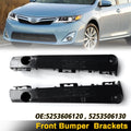 Set of 2 Front Bumper Retainer Support Brackets for Toyota Camry (2012–2014)