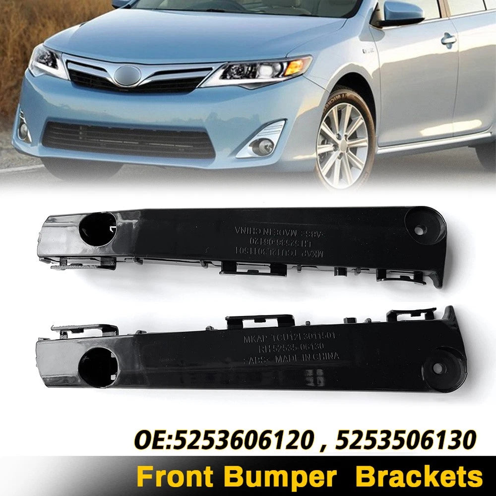 Set of 2 Front Bumper Retainer Support Brackets for Toyota Camry (2012–2014)