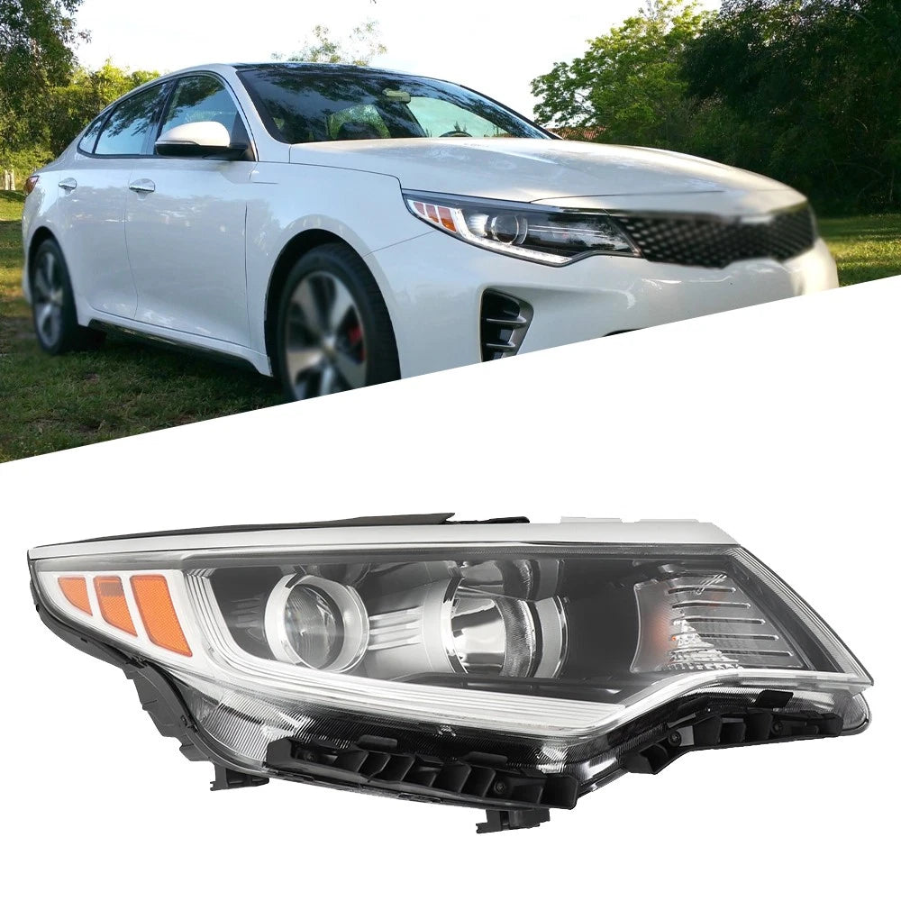 Halogen Headlight Assembly Right Side for Kia Optima (2016–2018)