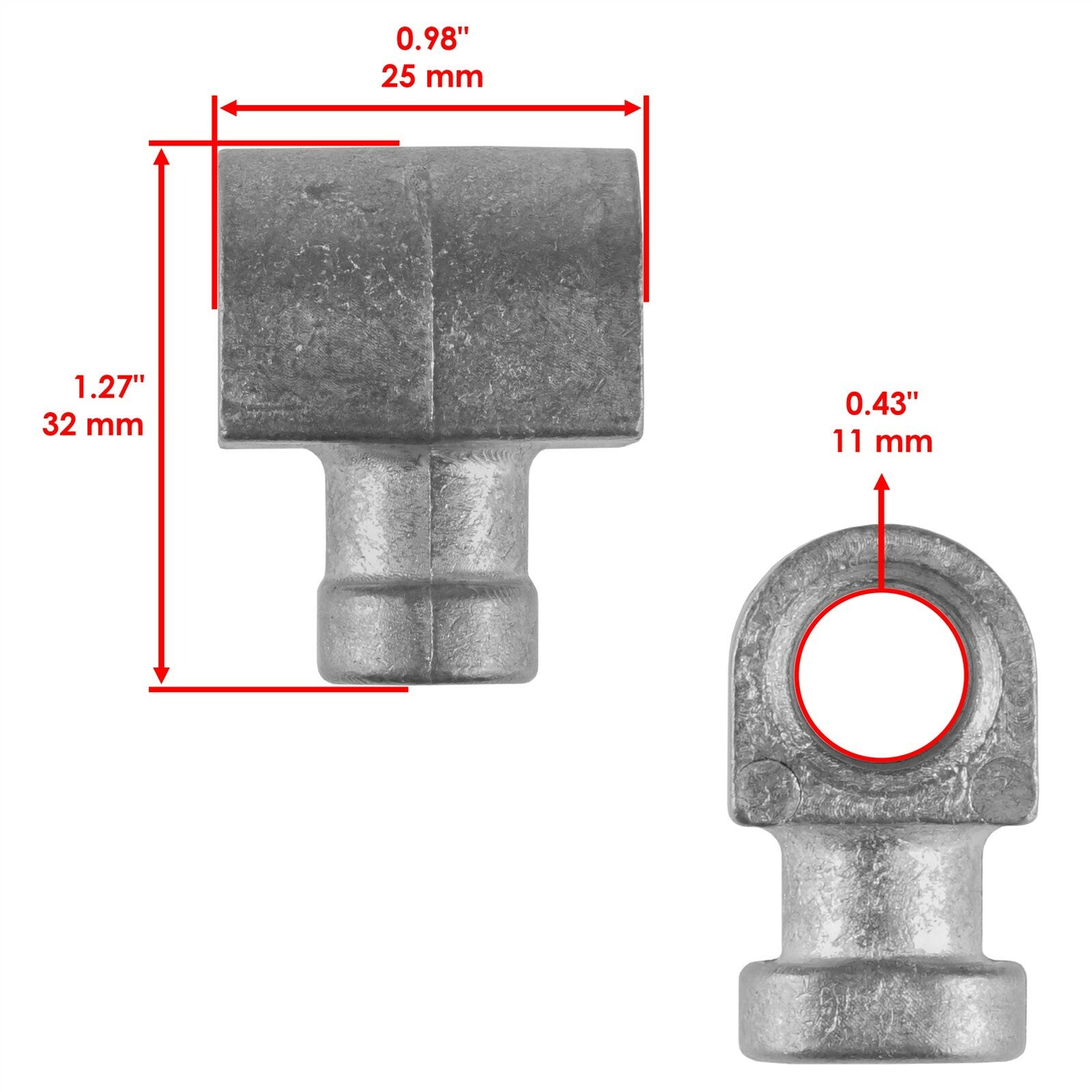 Deck Lift Trunnion Replacement for John Deere D150 D155 D160 (E100–E120)