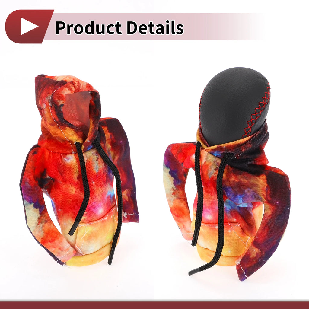 Gear Shift Knob Cover for - Red Polyester 3D Printed