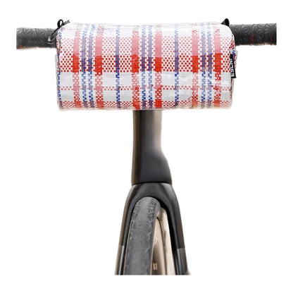 Lightweight Waterproof Bicycle Handlebar Bag Red (22cm x 10cm)
