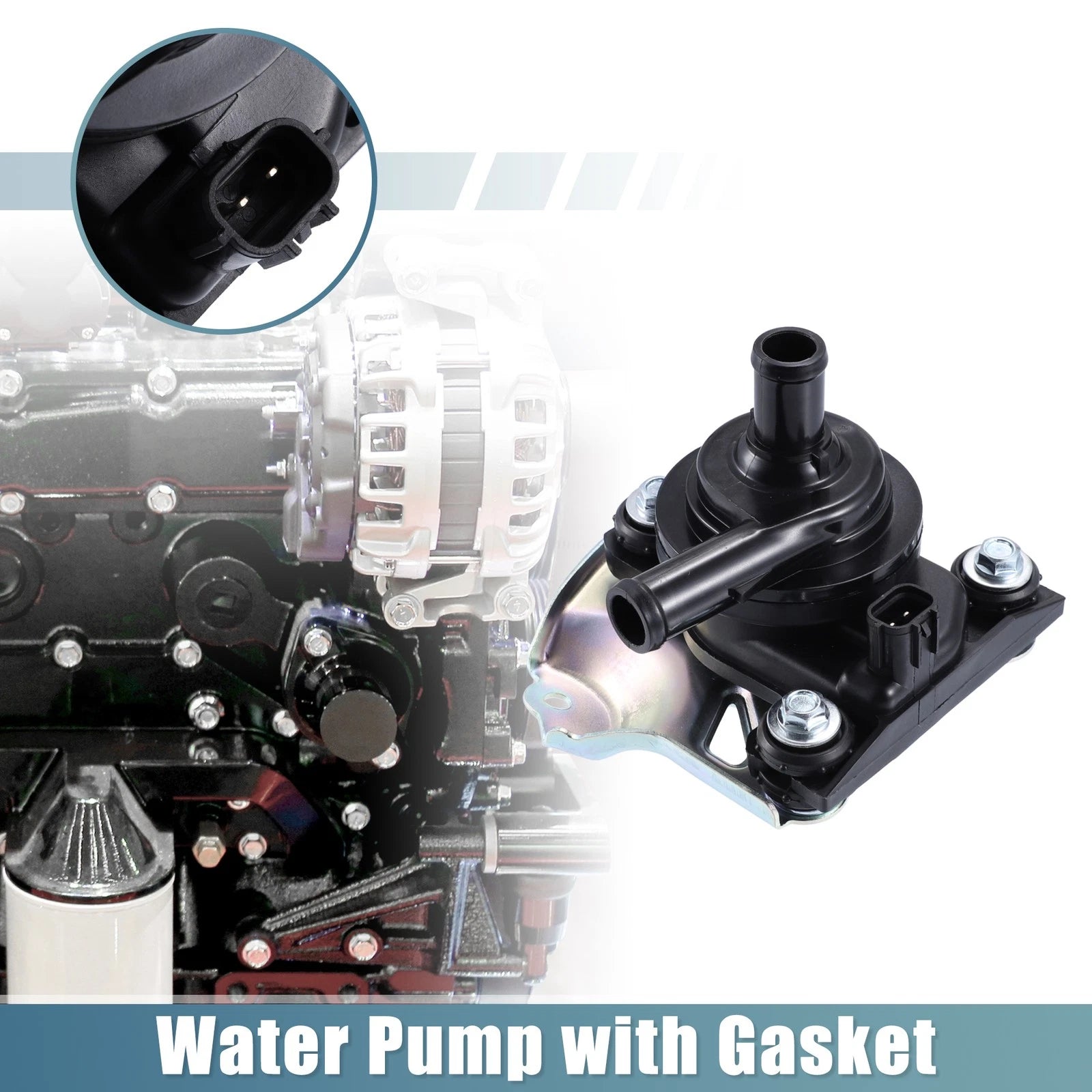 Engine Water Pump with Bracket Replacement for Toyota Prius (2004–2009)