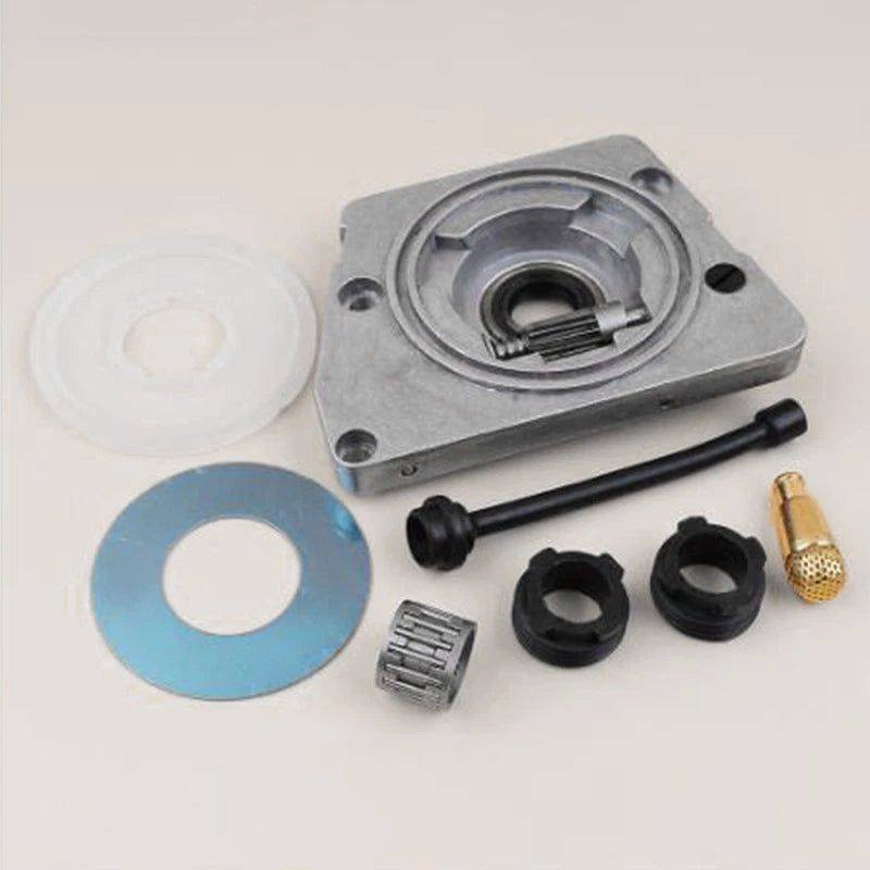 Oil Pump and Worm Gear Cover Kit for Chainsaws (Compatible)