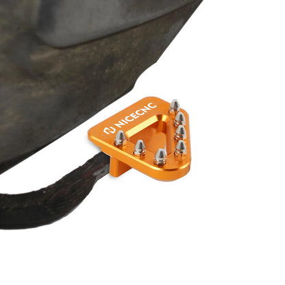 CNC Extended Brake Pedal Step Plate for KTM 125 SX SXS EXE (2000–2003)