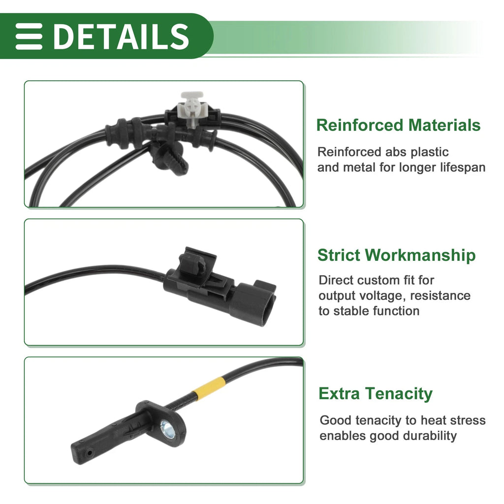 ABS Wheel Speed Sensor Front for Chevrolet Malibu (2016–2017)