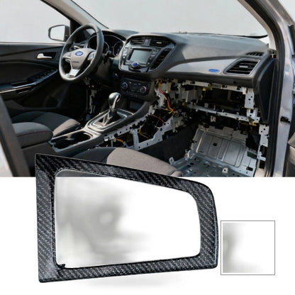 Shift Lever Trim for Ford Focus (2012–2018) MT Silver Gray Carbon Fiber
