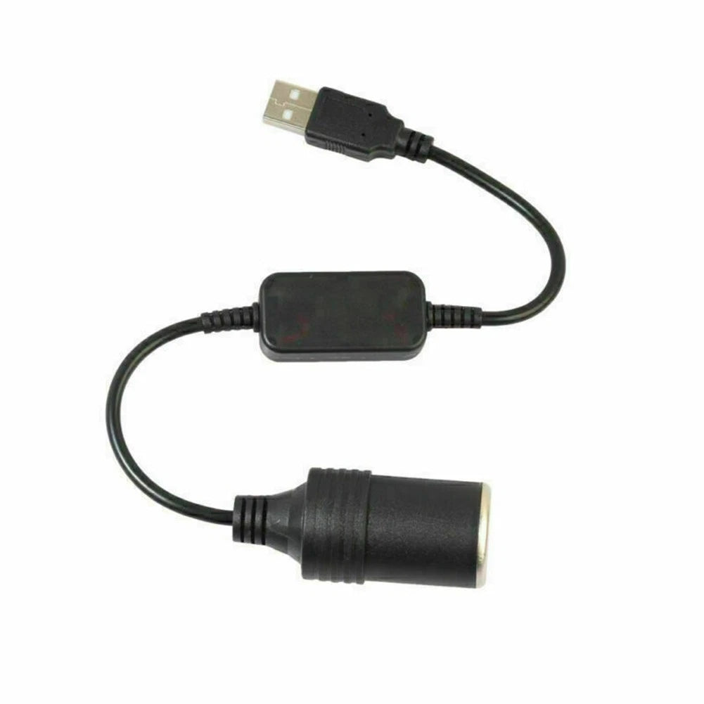 USB A Male To 12V Car Socket Female Converter/Adapter Cable Rt