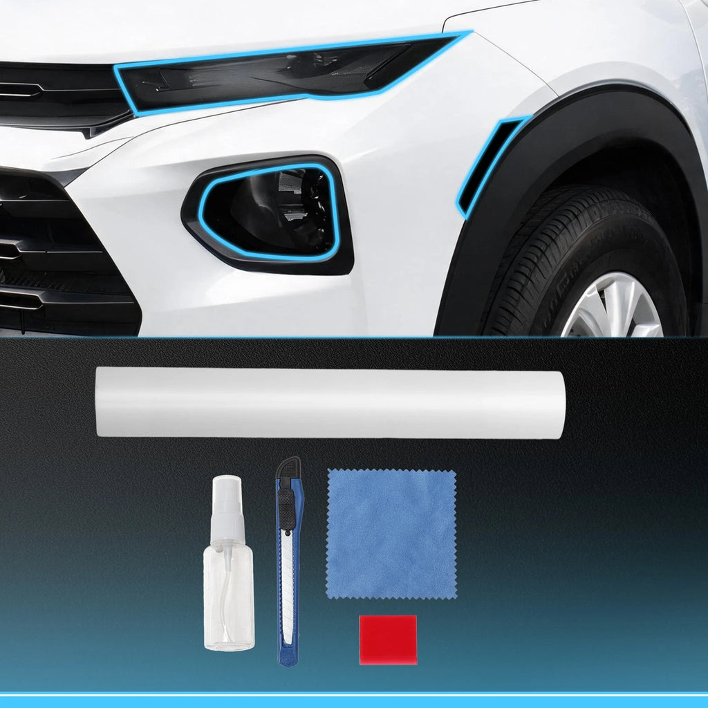 Headlight Tint Kit for Chevy Trailblazer (1 Set) TPU Transparent
