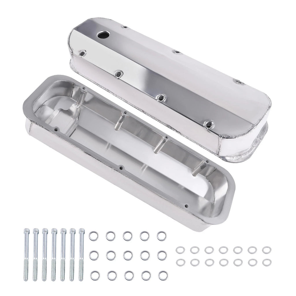 Fabricated Aluminum Valve Covers for Big Block Chevy 502 (1966–2000)