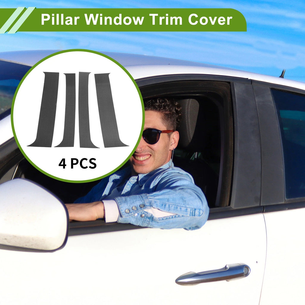 4 Pcs Pillar Window Trim Replacement for Chevy Blazer (1995–2005)