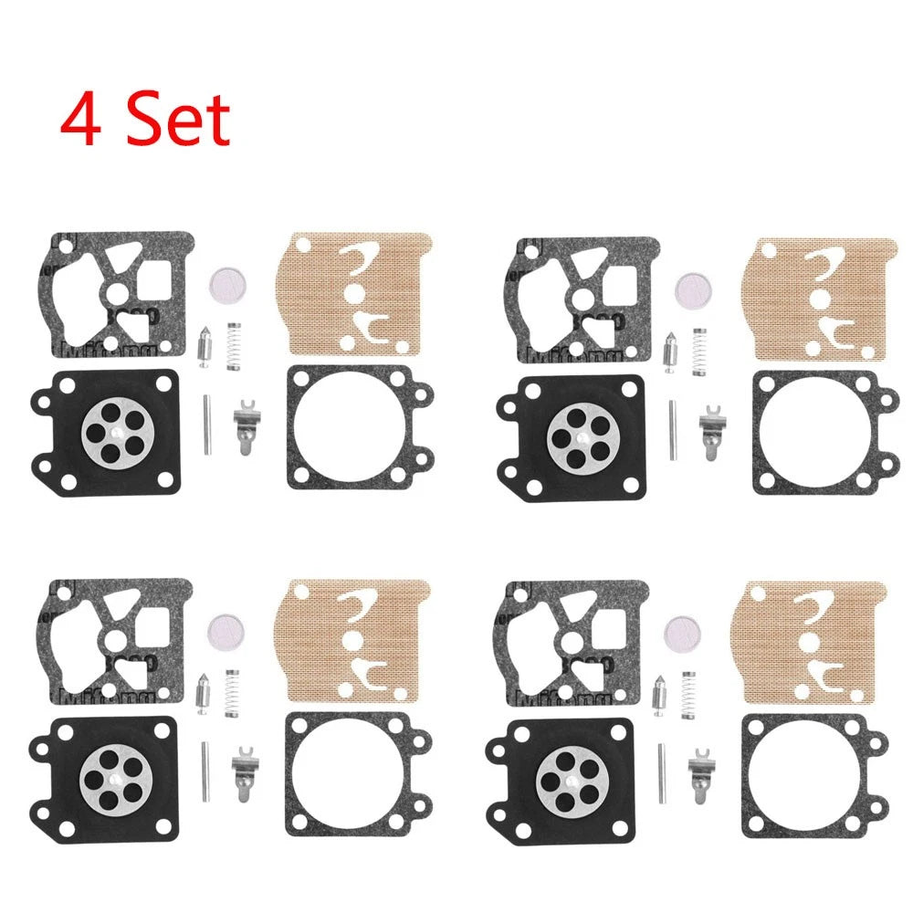 Set of 4 Carburetor Gasket Repair Kit for Chainsaw 4500 5200 5800 (38/45/52/58)