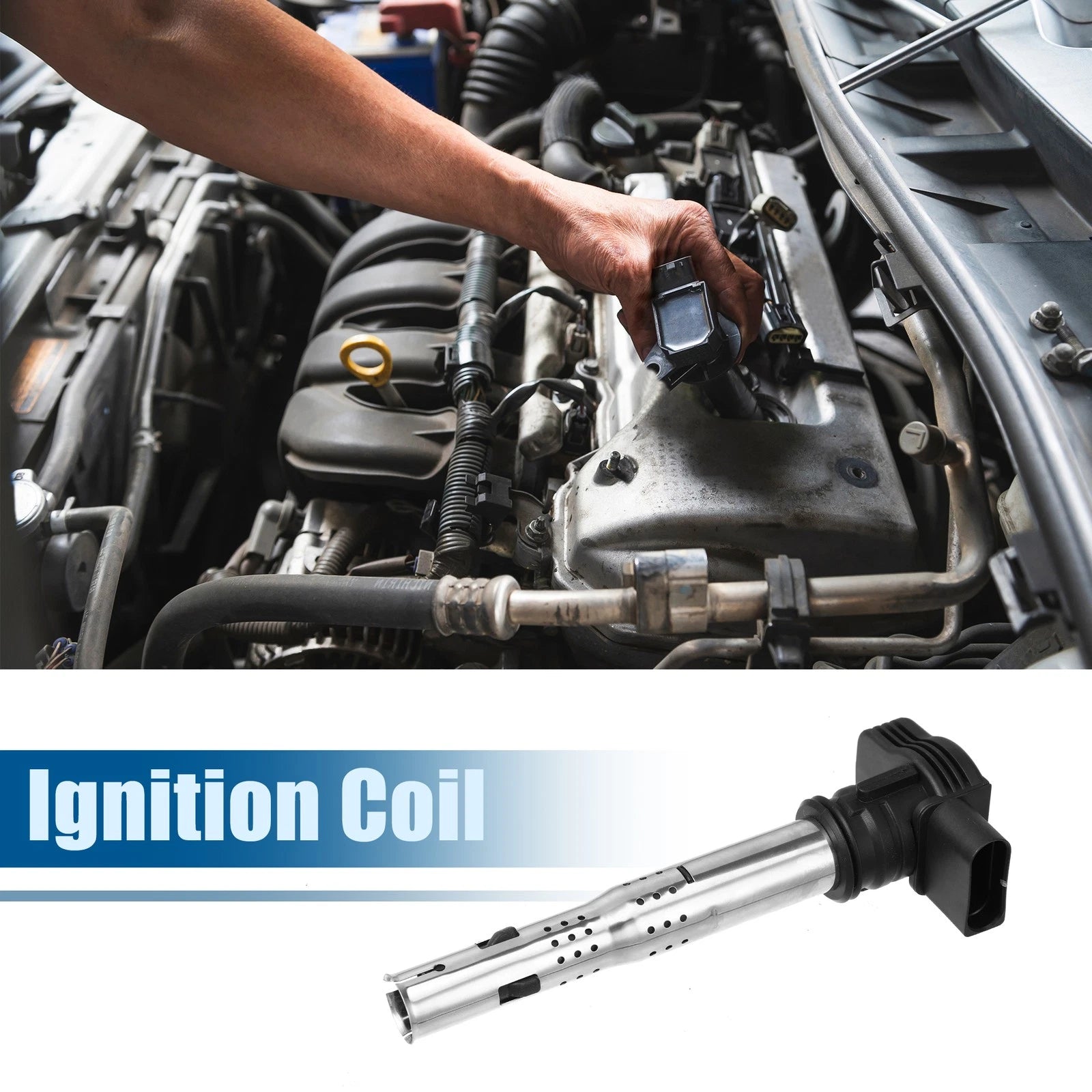 Ignition Coil Replacement for VW Audi 1.8L 2.0L 2.5L (2008–2021)