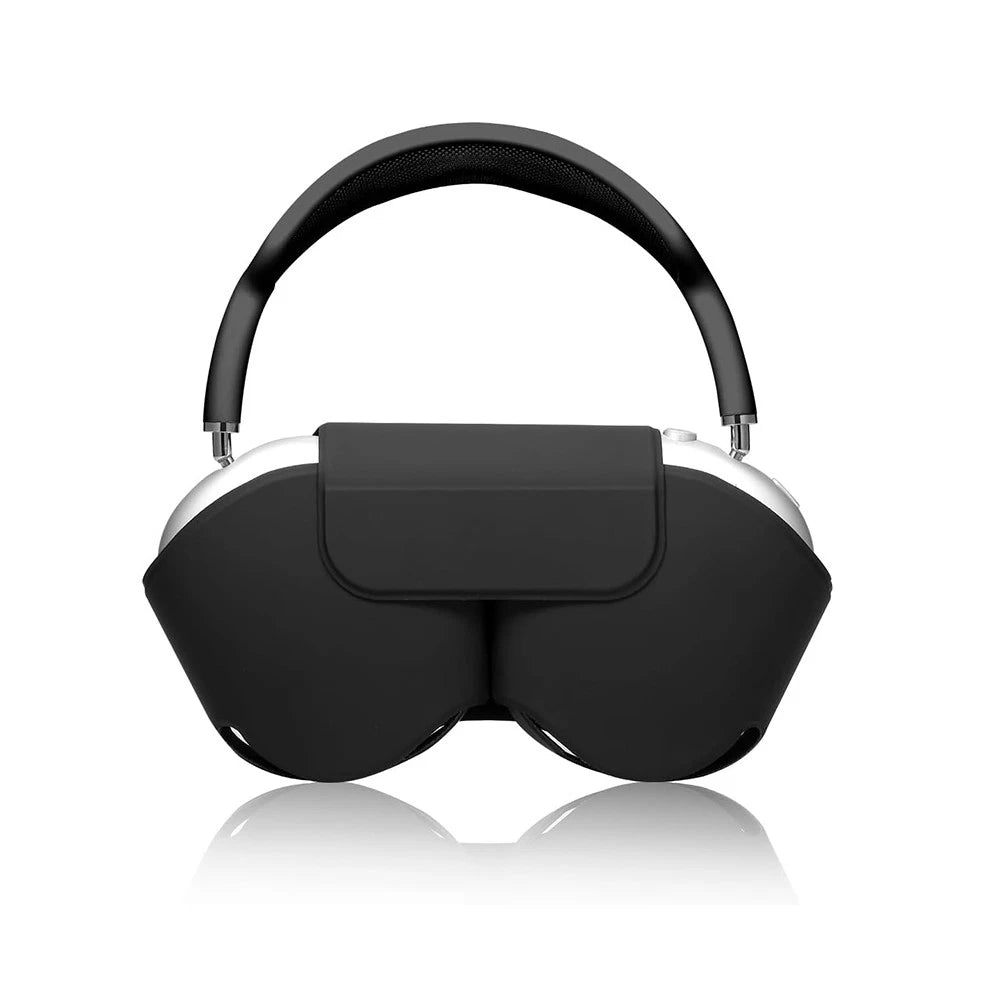 1Pc Headphones Travel Protective Case for Max Supports Sleep Mode(Black)