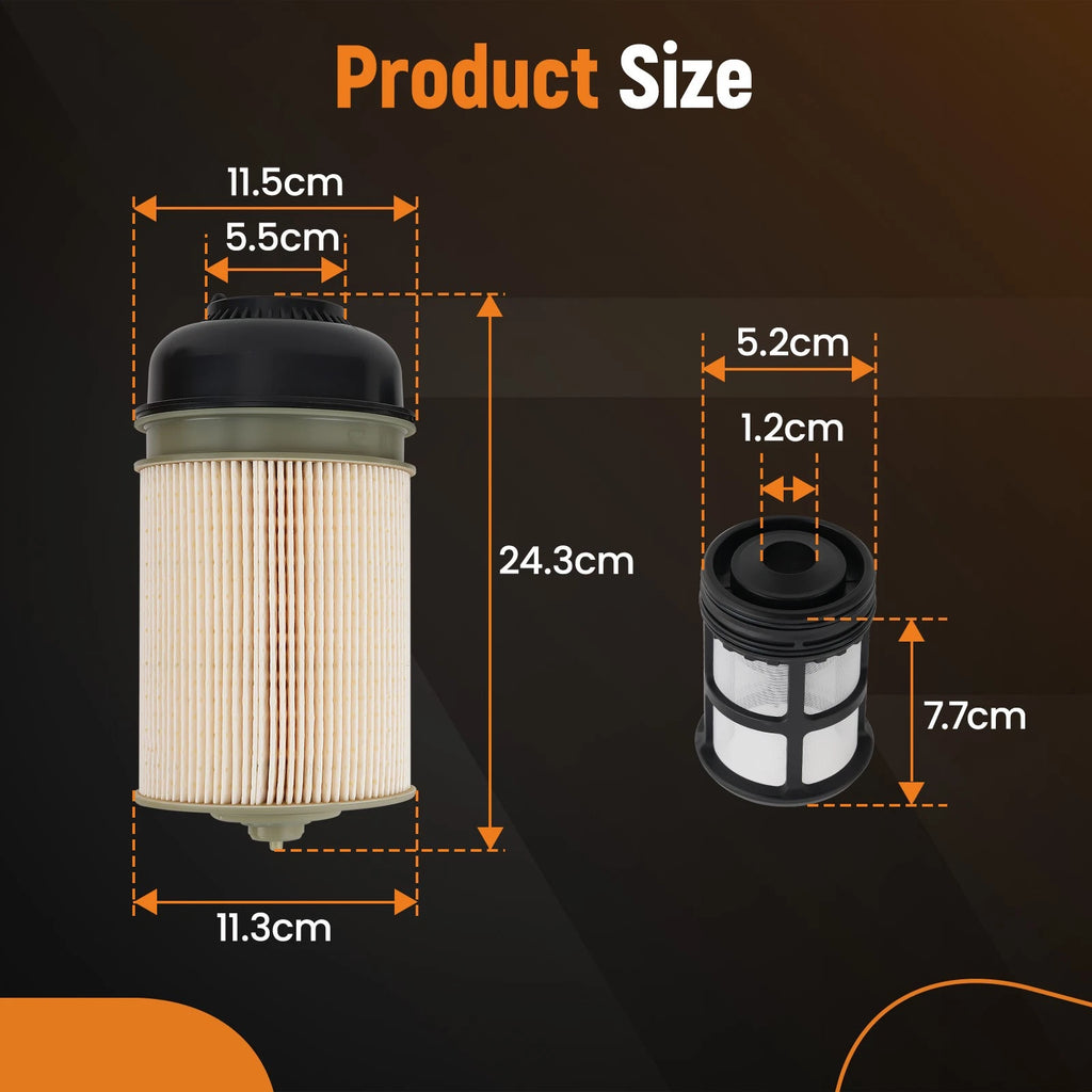 2X Engine Filter PF9908 for Freightliner 114SD DD13 DD15 (2010–2023)