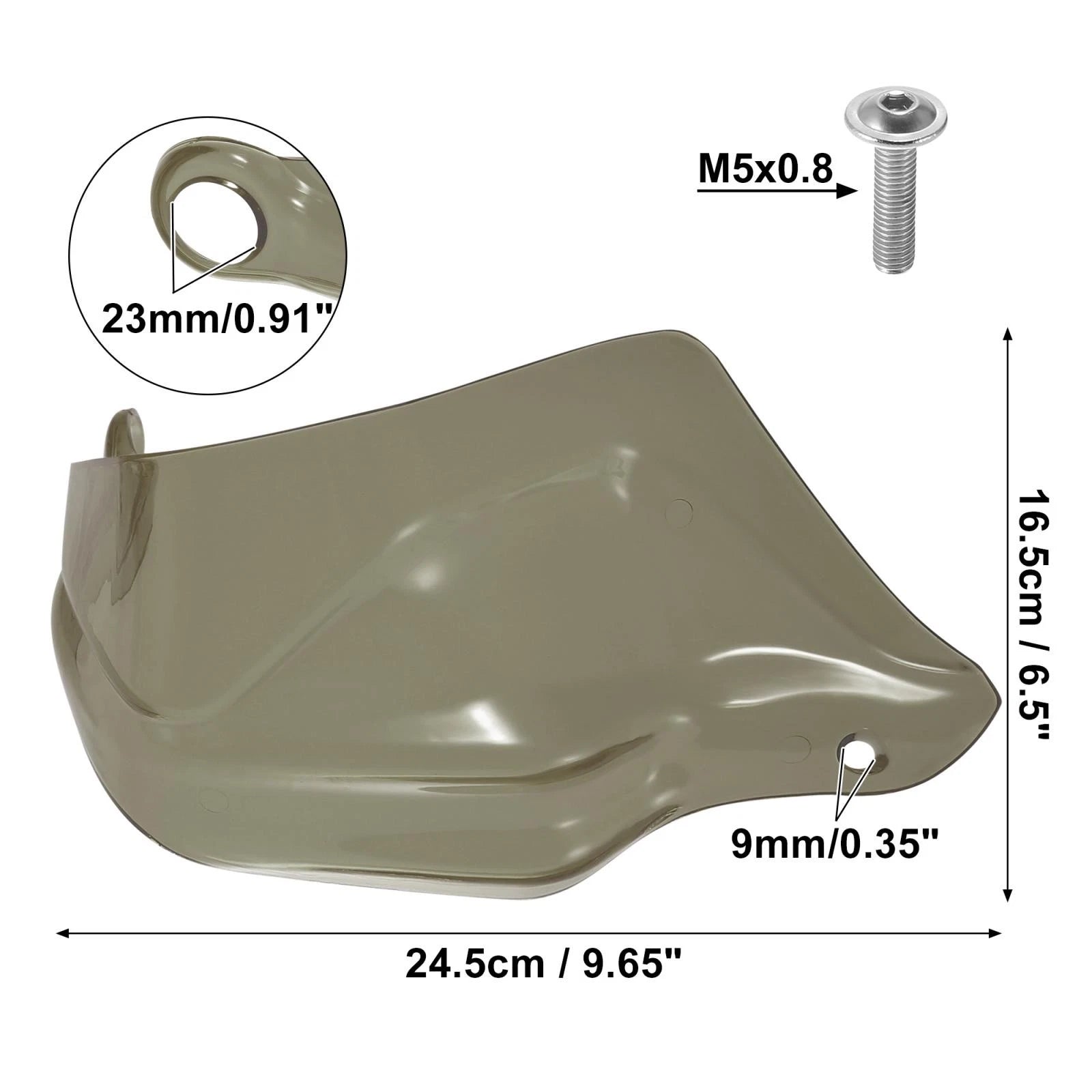 Handguard Protector for BMW R1250GS Windshield Guard Protector Brown (2019–2024)