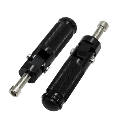 Black CNC Folding Foot Pegs for Universal Motorcycle (All Years)