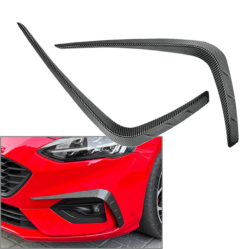 Front Bumper Side Spoiler Splitter for Ford Focus MK4 ST Line (2019–2022)