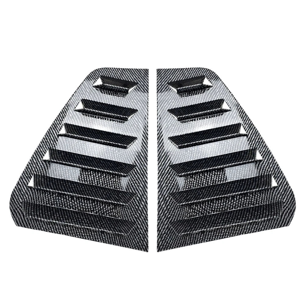 Set of 2 Rear Window Side Vent Shutter Louvers for VW Golf MK7 MK7.5 (2014–2019)