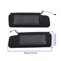 Sun Visor Pair with LED Light for Chevy Corvette C4 (1984–1996)