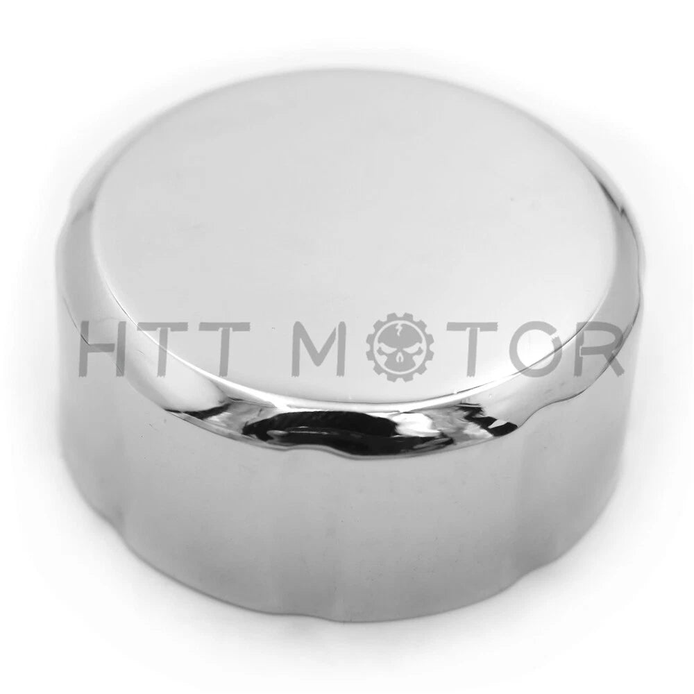 Chrome Fluid Reservoir Cap for Motorcycle (40mm Diameter)
