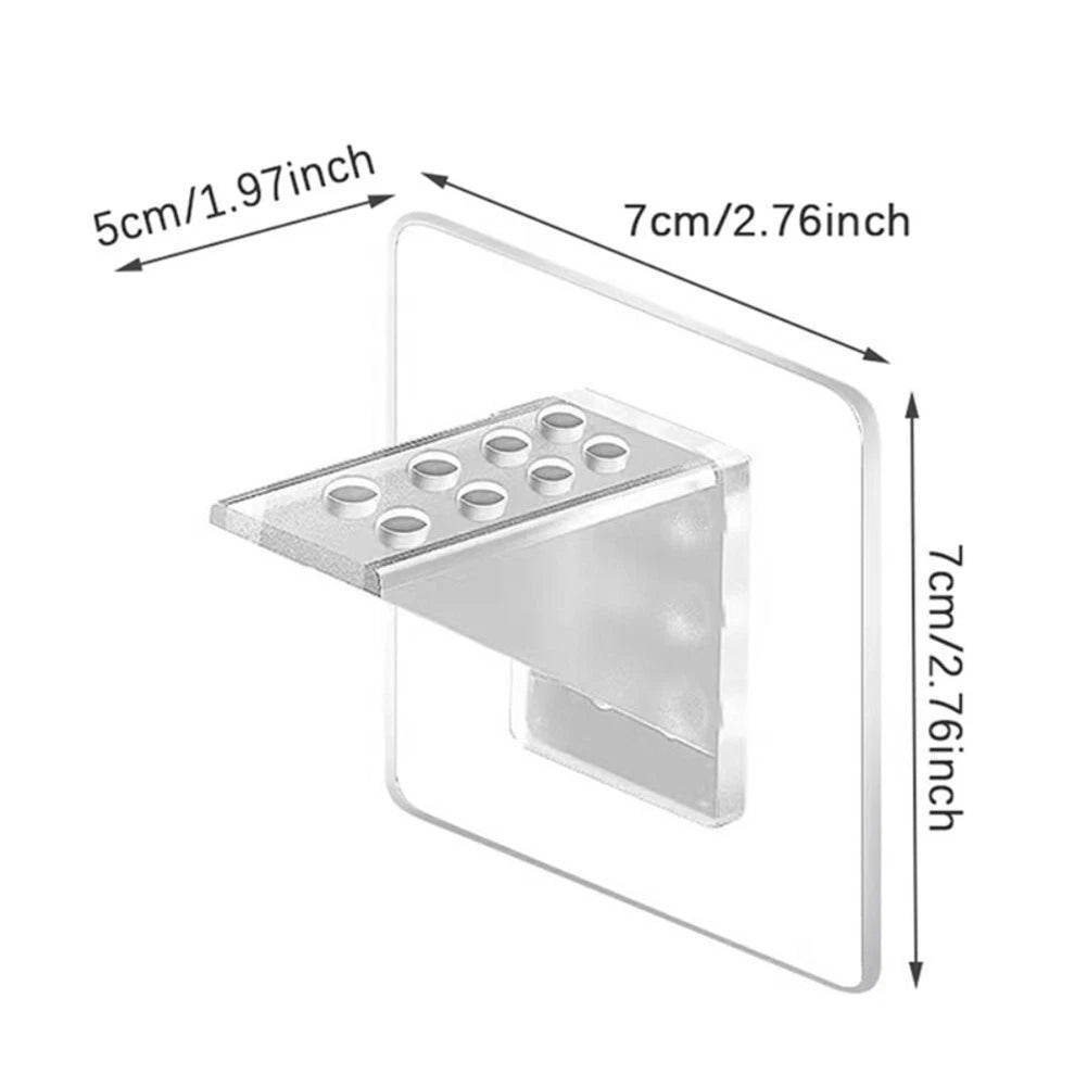 4X ABS Shelf Support for Wardrobe and Cabinet Shelves