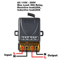 AC 90-220V 30A RF Relay Wireless Remote Control Switch + 433MHz Remote