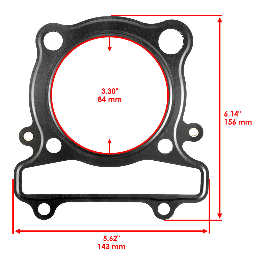 Cylinder Head Gasket Replacement for Yamaha BW350 BIG Wheel (1987–1988)