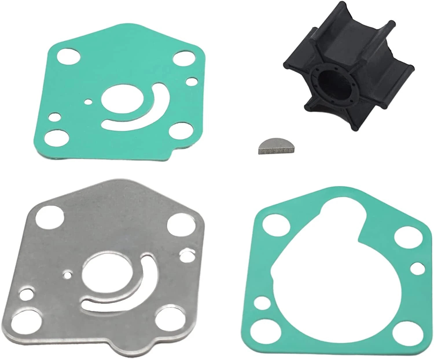 Water Pump Impeller Kit for Suzuki DF9.9 DF15 (17400-94J10)
