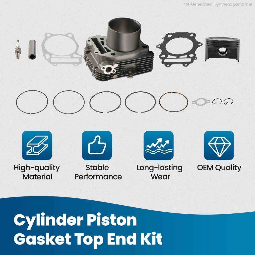 Engine Cylinder Piston Gasket Kit for Suzuki Eiger 400 LTF400 (2002–2007)