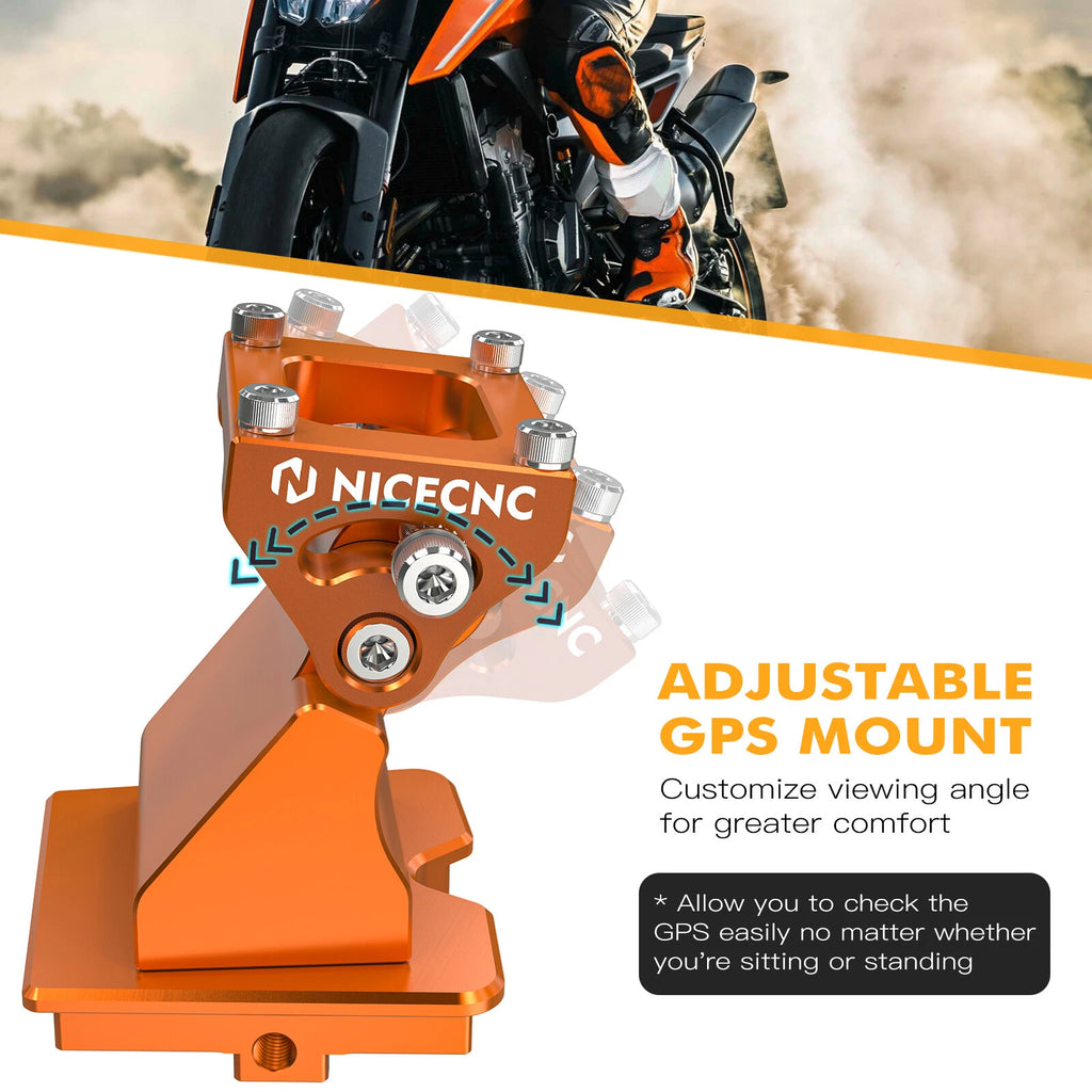 Adjustable Navigation Bracket Phone GPS Mount for KTM 790 Adv R (2019–2022)