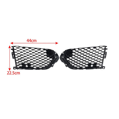 Right Opened Mesh Front Bumper Fog Light Grill with PDC for Jaguar F-Pace (2016–2023)