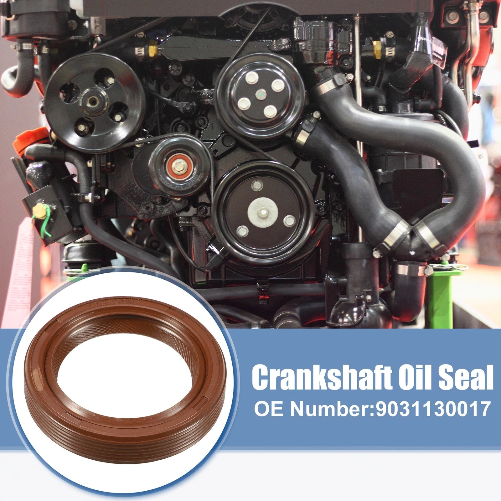 2pc Engine Crankshaft Oil Seal Replacement for Toyota RAV4 (1996–2004)
