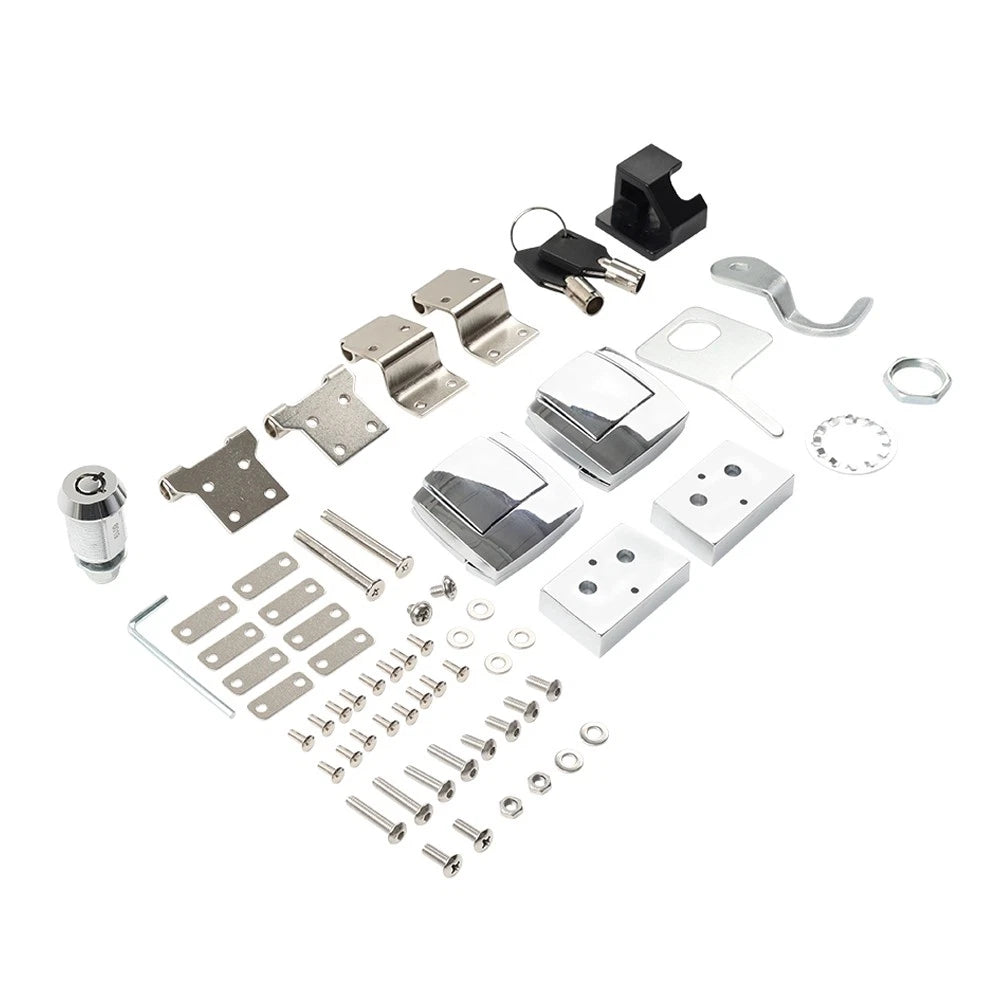 Tour Trunk Latches Hinges Lock for Harley Touring Electra Glide (1988–2013)
