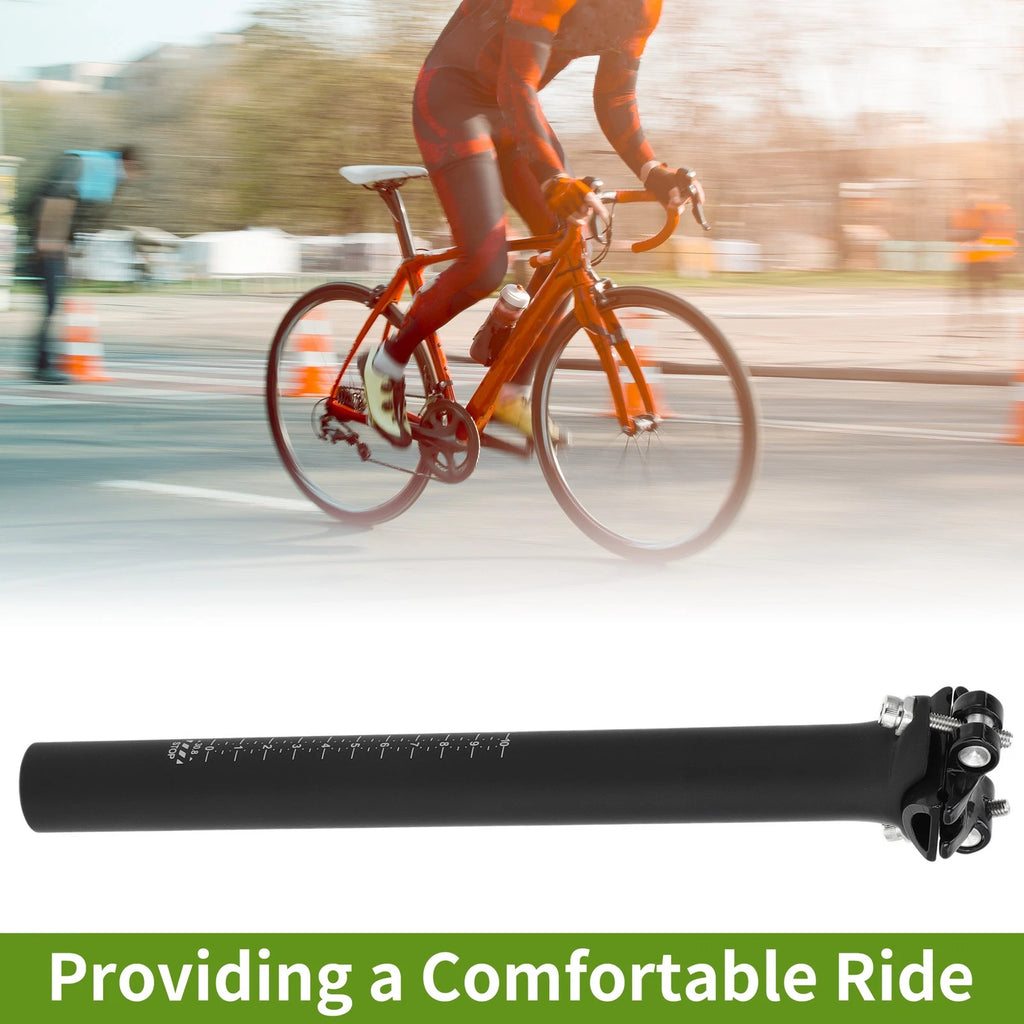 Bike Seat Post 30.8mm Adjustable Angle Lightweight Carbon Fiber Matte Black