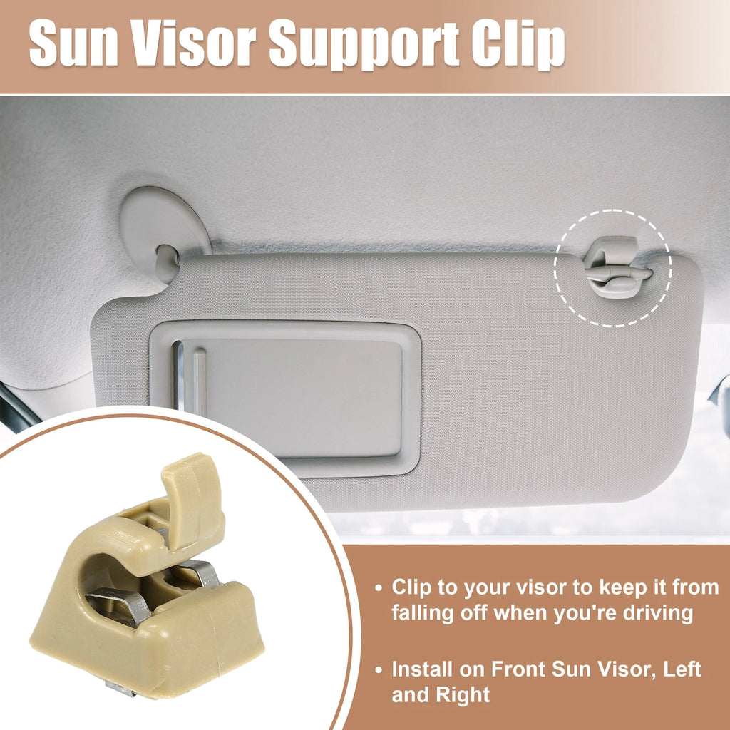 2PC Sun Visor Support Clip Retainer Replacement for Mercedes-Benz (2000–2005)