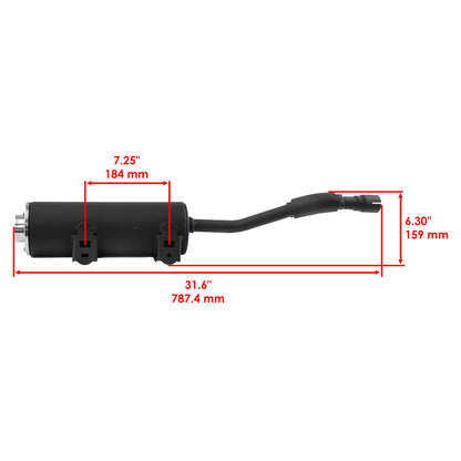 Exhaust Muffler Replacement for Honda TRX250X 2X4 (2009–2014)