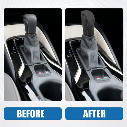 Gear Shifter Knob Cover Faux Leather for Hyundai Verna (2010–2014)