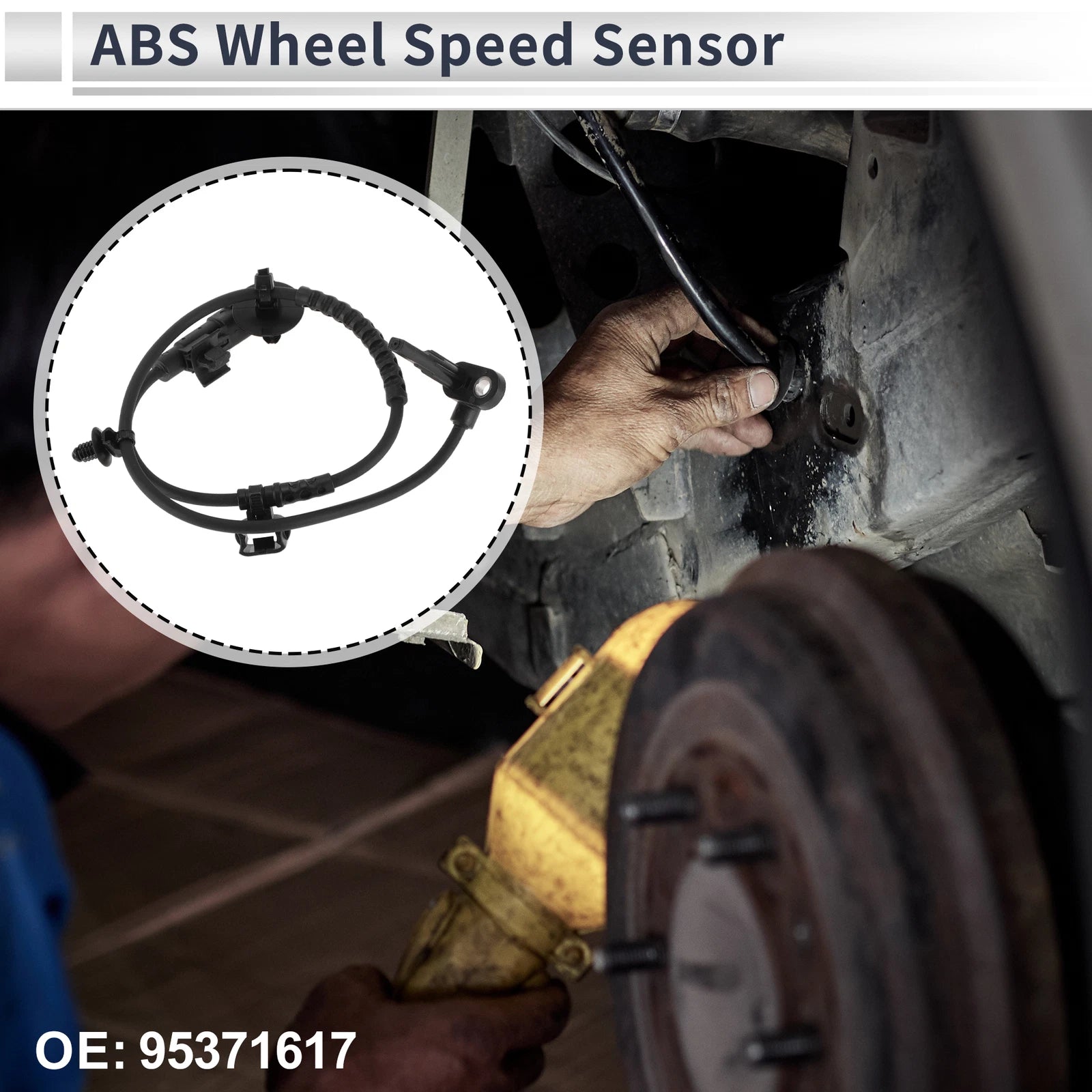 Rear Right ABS Wheel Speed Sensor for Chevrolet Trax (2015–2022)