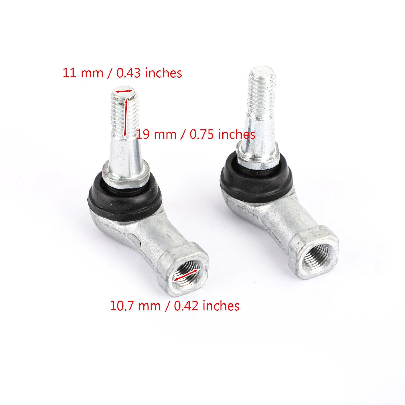 Tie Rod Ends for EZGO TXT Golf Carts (Gas/Electric) 70902-G01 70902-G02 T9